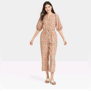 Universal Thread Pastel Floral Jumpsuit